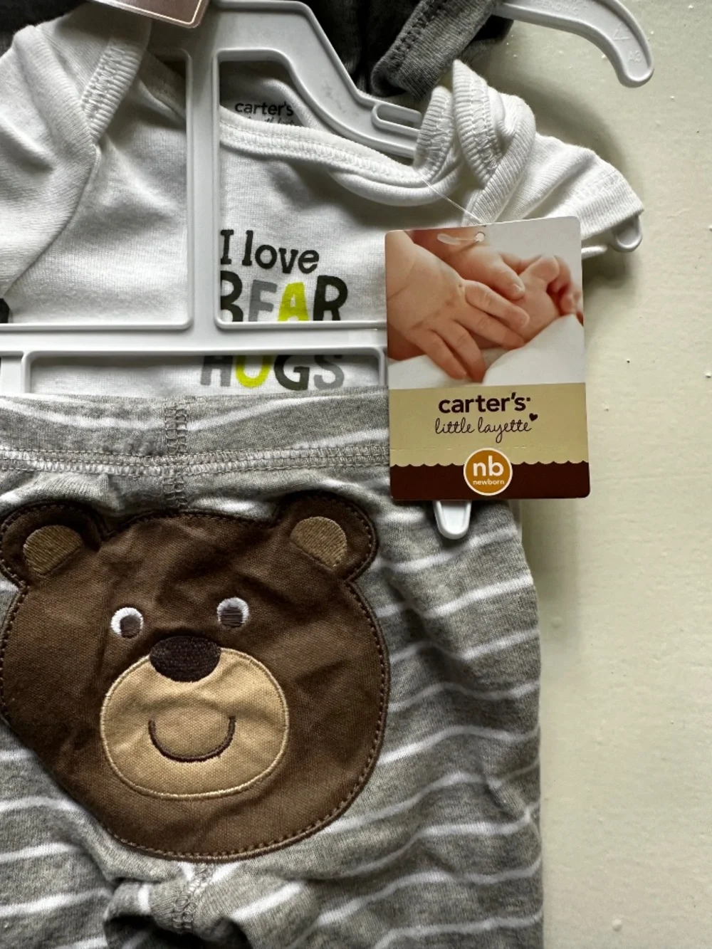 Carter's Baby 3-Piece Little Layette Bear Set